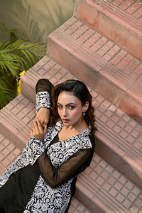 Mumtaz Monochrome MBROIDERED CHARM