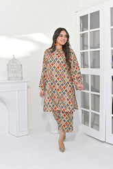 Boho Chic Printed Ensemble