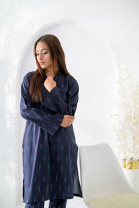 Noor-e-Neel Printed Lawn Ensemble