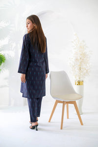 Noor-e-Neel Printed Lawn Ensemble