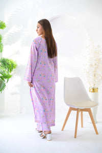 Lilac Bloom Printed Lawn Suit