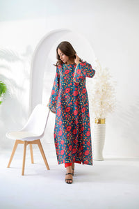 Gulnaar Teal Lawn Ensemble