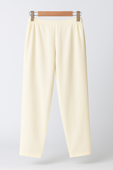 Womens Classic CreamWhite Straight Fit Trouser