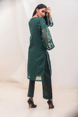Elite Rich Emerald Embroidered outfit