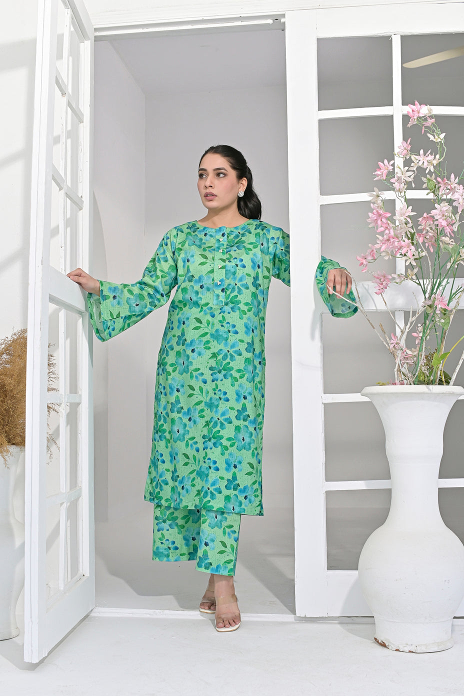 Garden Glow Refreshing Green Outfit