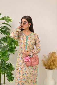 "BloomEase - Printed Pastel Lawn Set