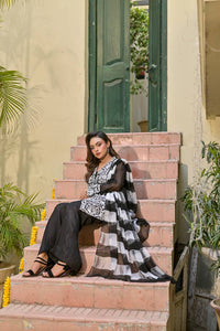 Mumtaz Monochrome MBROIDERED CHARM