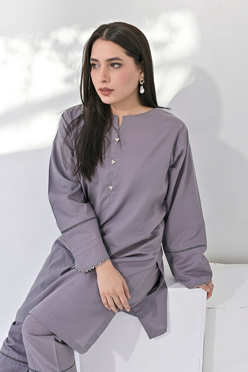 Airy Aesthetic Minimalist Mauve detail