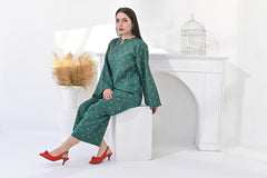 Blush & Bloom Floral Green Outfit