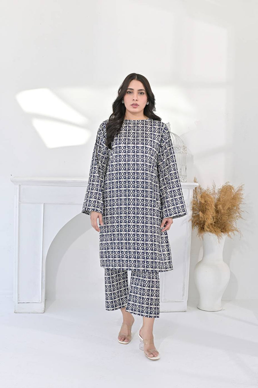 Indigo Mosaic Co-ord Set