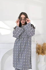 Indigo Mosaic Co-ord Set