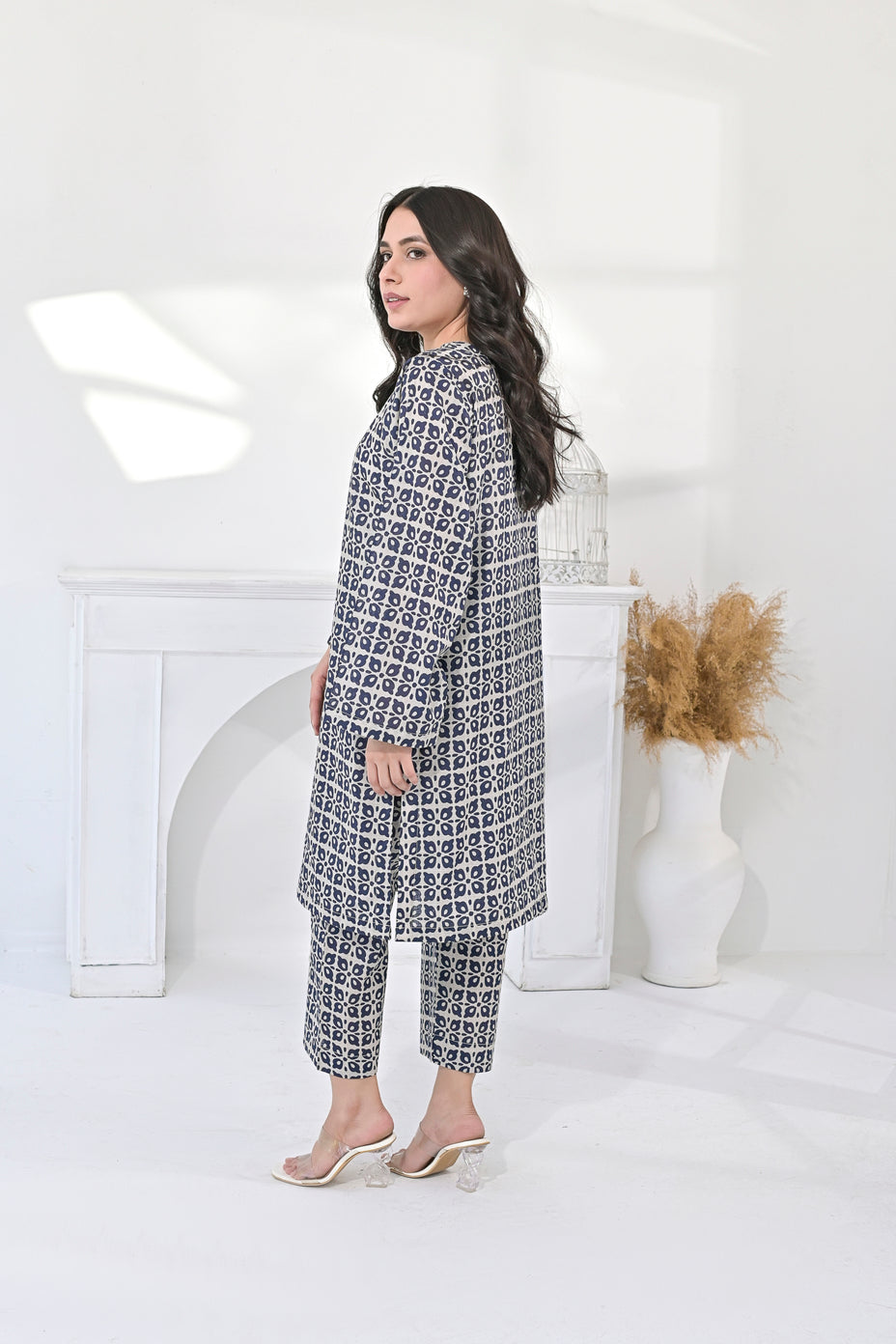Indigo Mosaic Co-ord Set