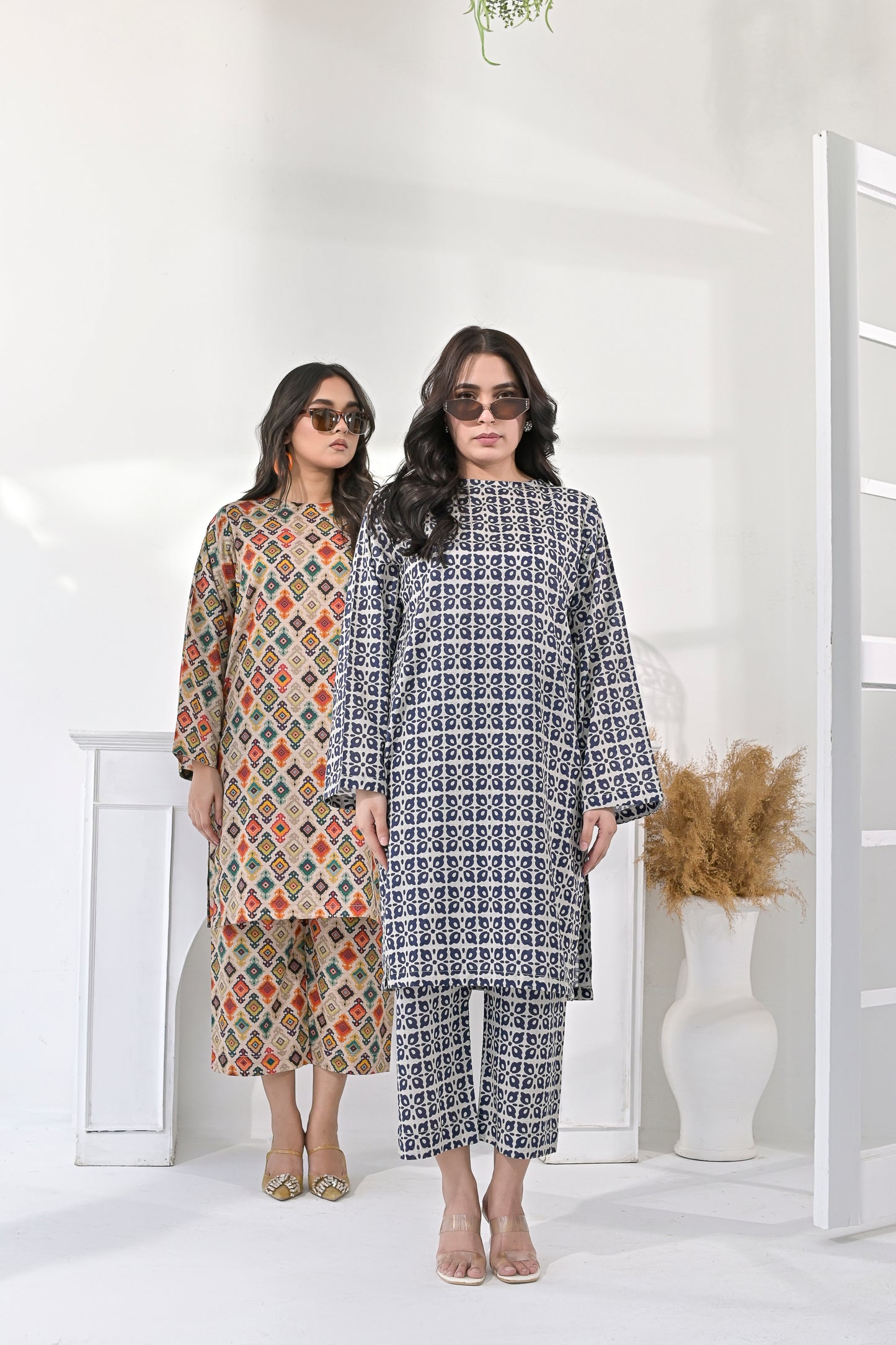 Boho Chic Printed Ensemble