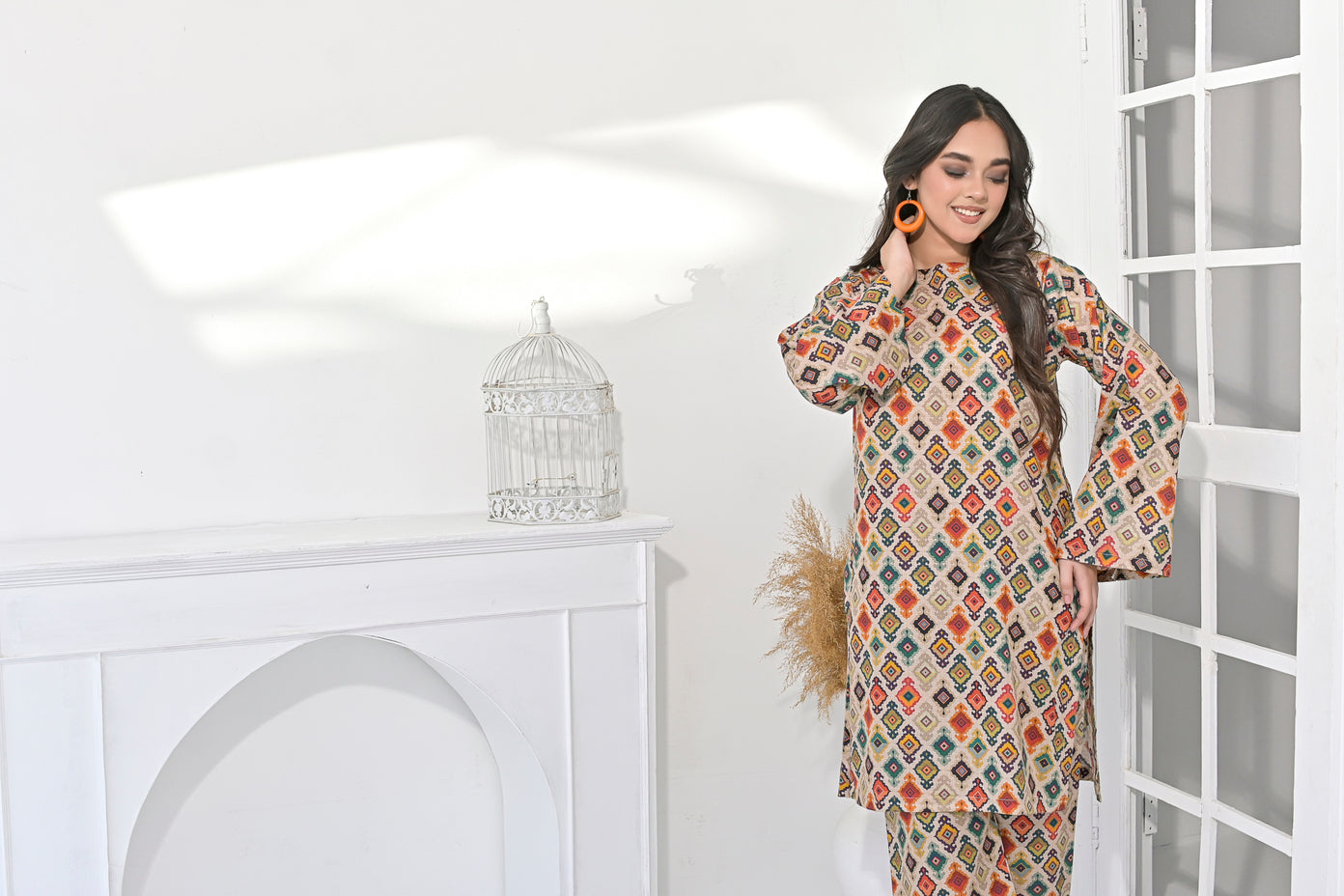 Boho Chic Printed Ensemble