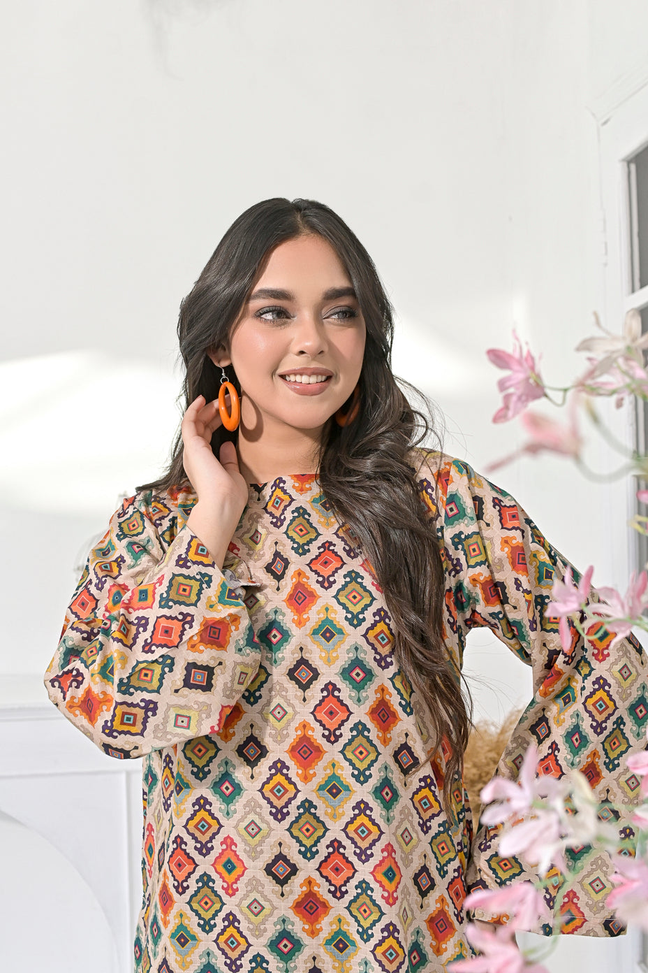 Boho Chic Printed Ensemble