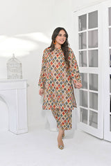 Boho Chic Printed Ensemble