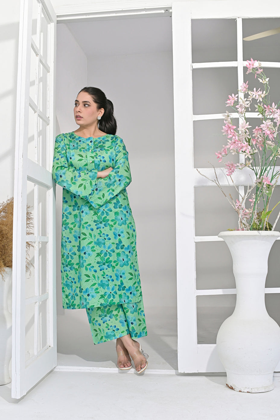 Garden Glow Refreshing Green Outfit
