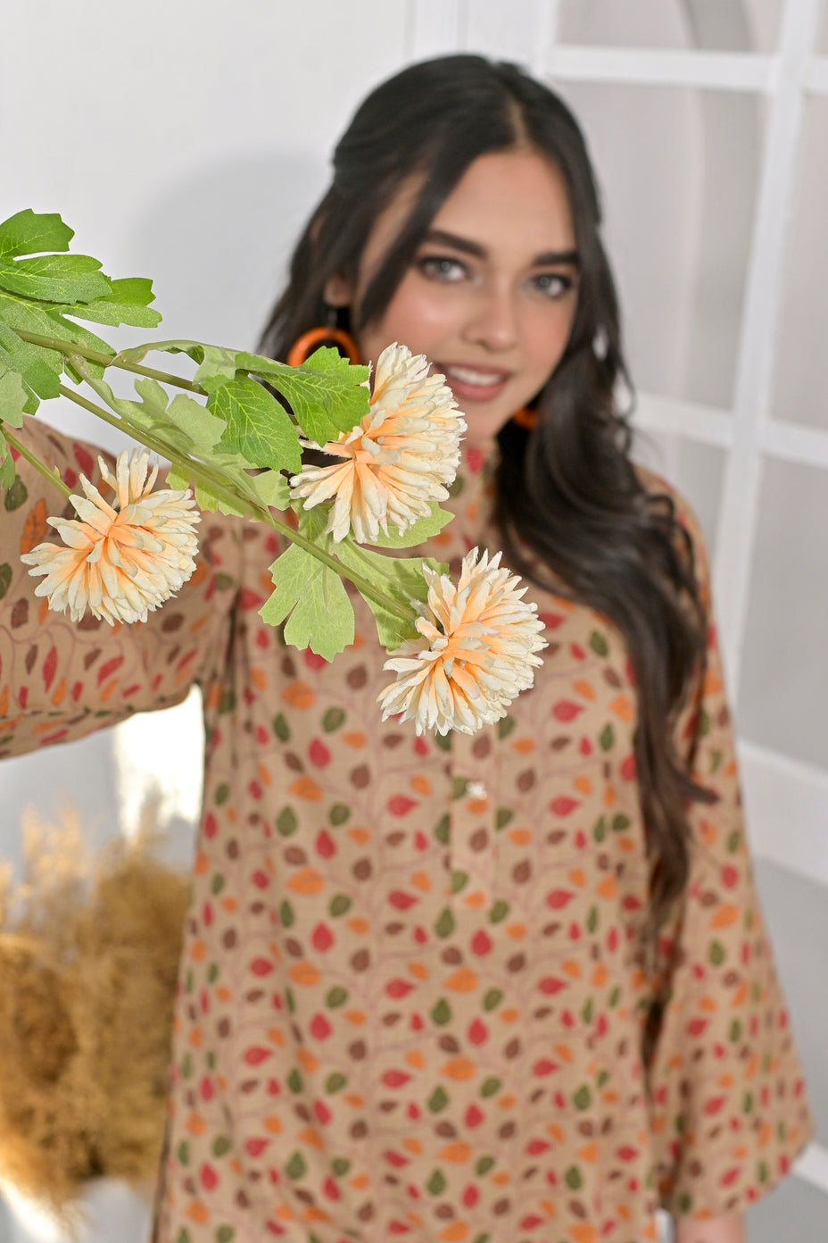 Autumn Bloom Printed Co-Ord Set