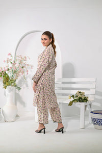 Soft Beige Garden Kurta Set