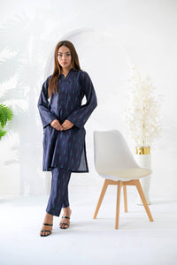 Noor-e-Neel Printed Lawn Ensemble