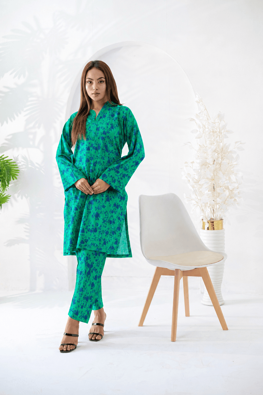 Emerald Green & Blue