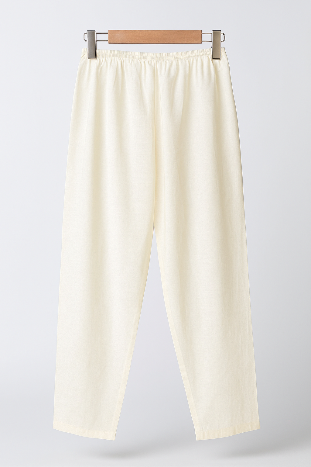 Womens Classic CreamWhite Straight Fit Trouser