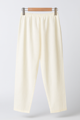 Womens Classic CreamWhite Straight Fit Trouser