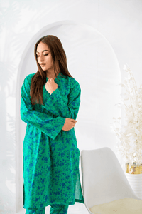 Emerald Green & Blue