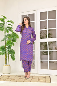 Iris Charm - Printed Purple Set