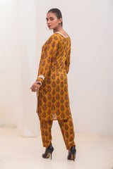 Mustard Printed Bloom