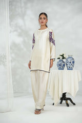 pristine ivory silk