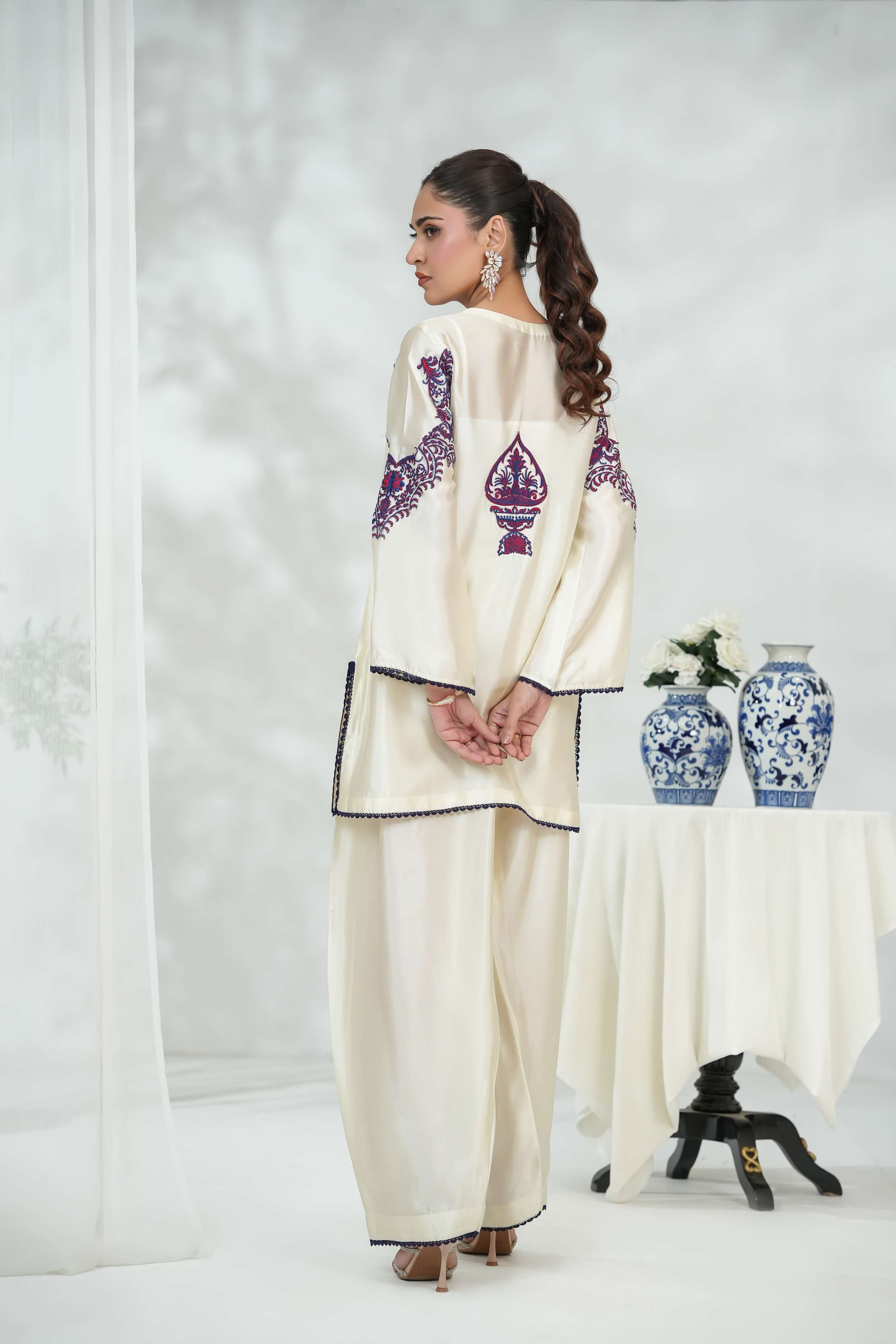 pristine ivory silk