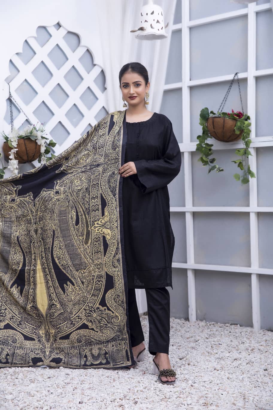 Imperial Classic Suit With Signature Shawl