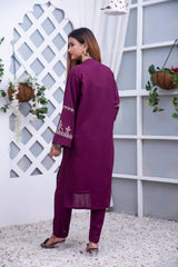 Graceful Embellished Khaddar Outfit