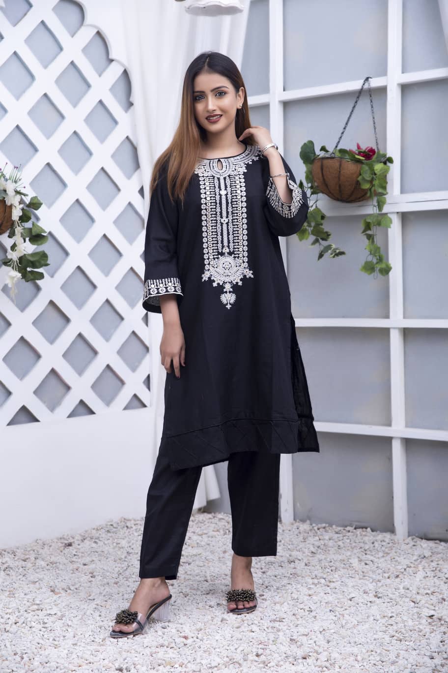 Opulent Embroidery Khaddar Set