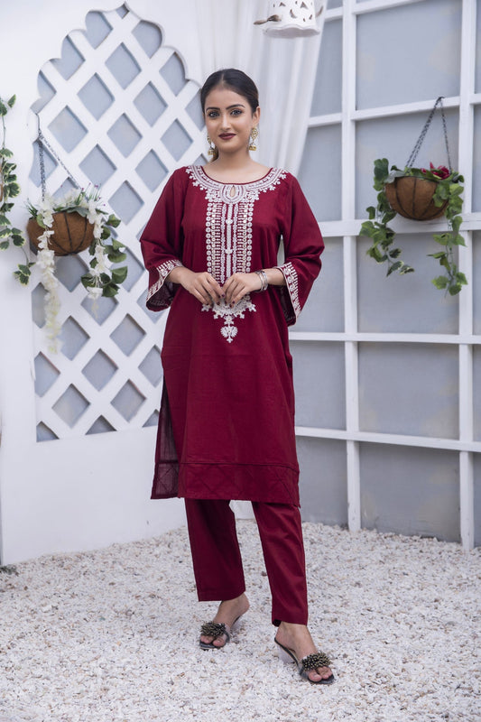 Khaddar 2 PC SUIT D 530